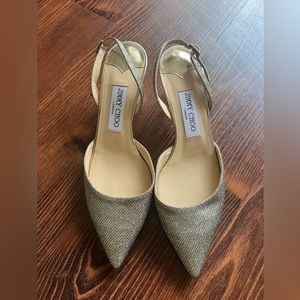 JIMMY CHOO - Mesh kitten heels